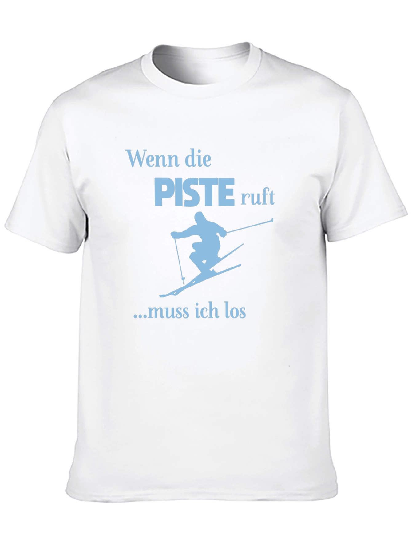 Skiing Graphic Tee - When the slopes call!