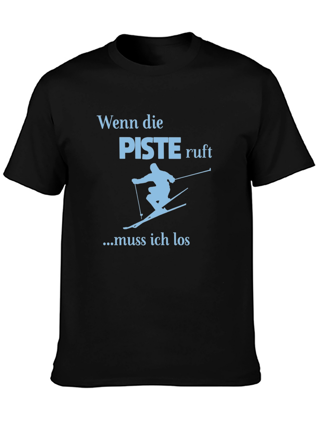 Skiing Graphic Tee - When the slopes call!