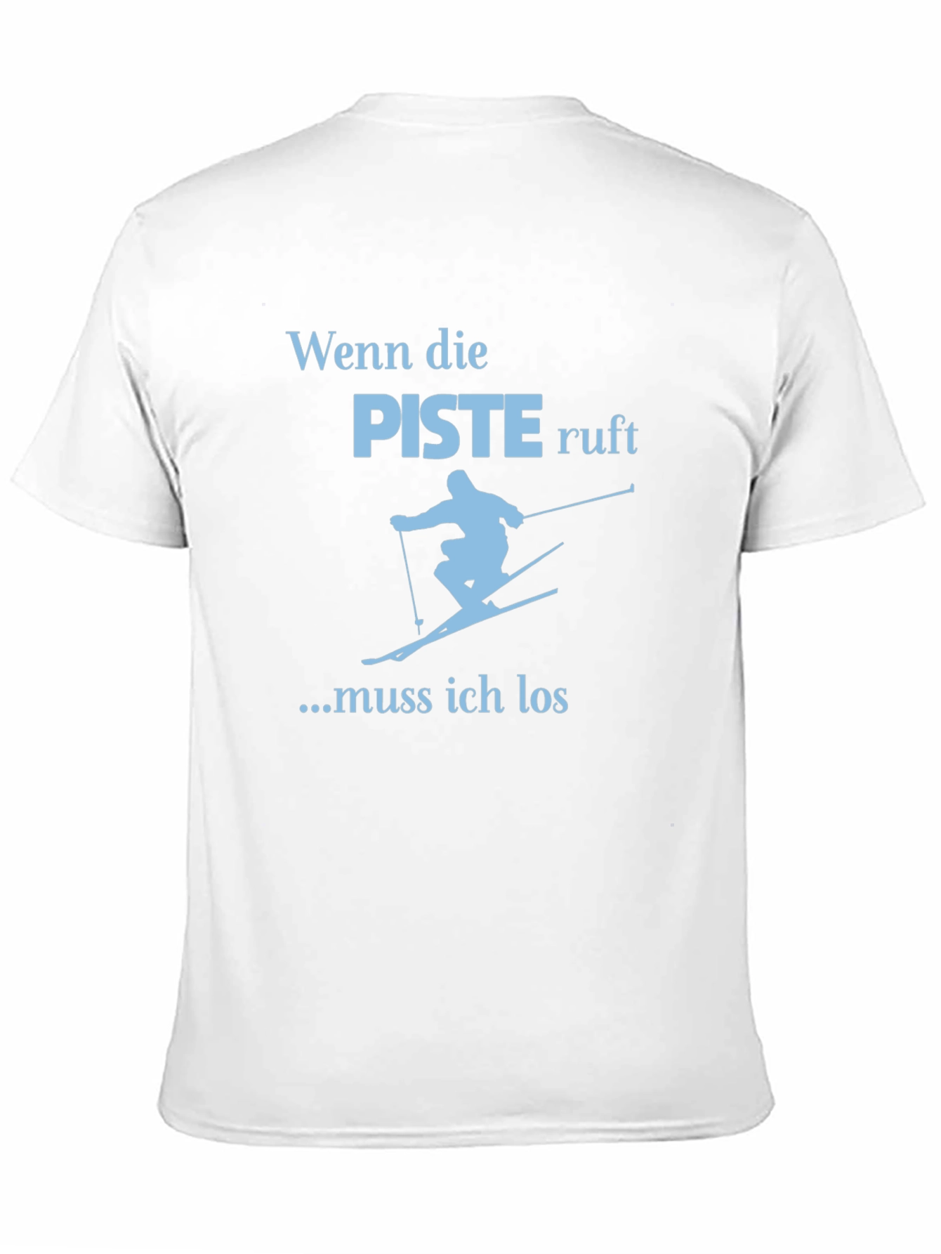 Skiing Graphic Tee - When the slopes call!