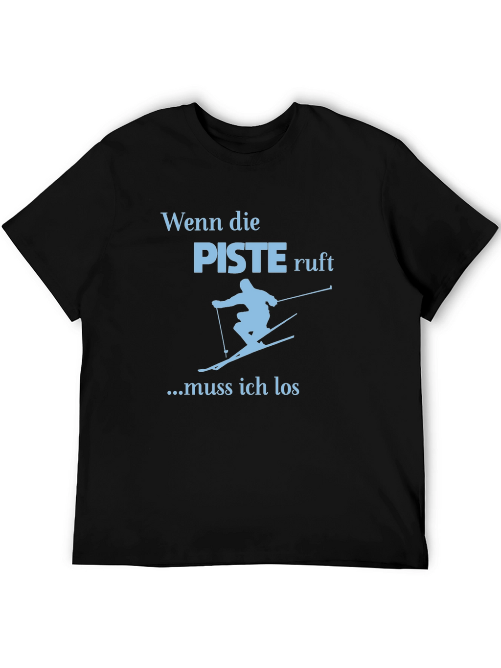 Skiing Graphic Tee - When the slopes call!