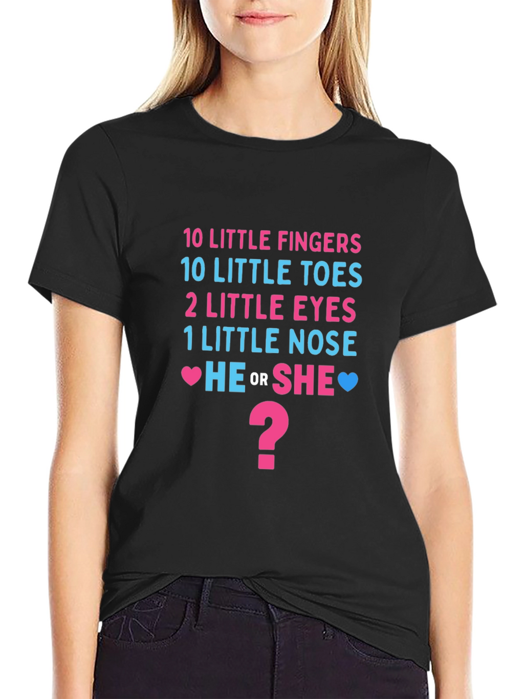 Gender Reveal T-Shirt - He or She