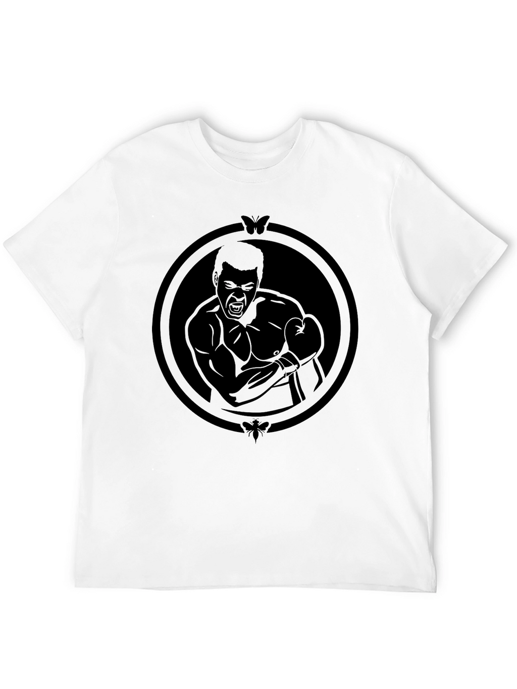 Black Boxing Graphic Tee - Mens Style