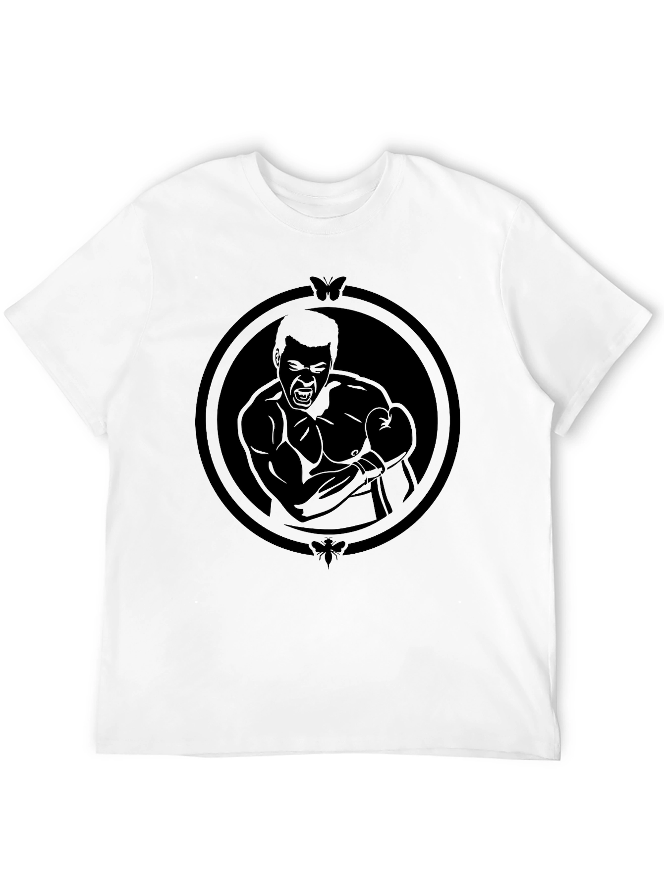 Black Boxing Graphic Tee - Mens Style