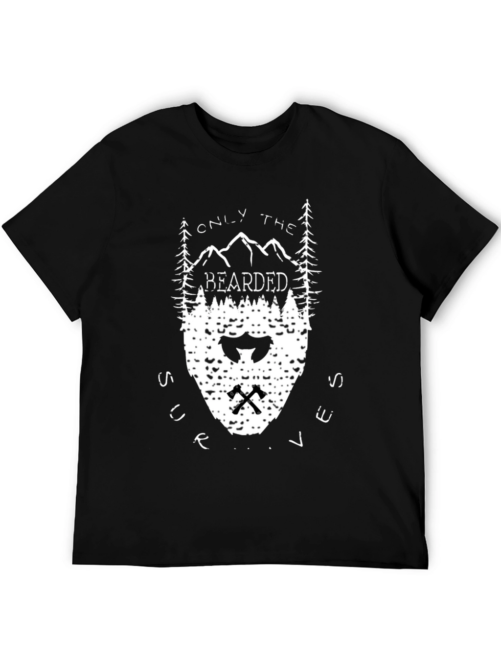 Bearded Man Graphic T-Shirt