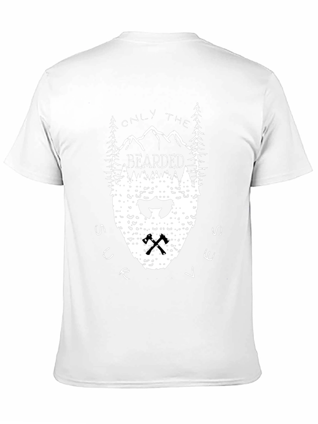 Bearded Man Graphic T-Shirt