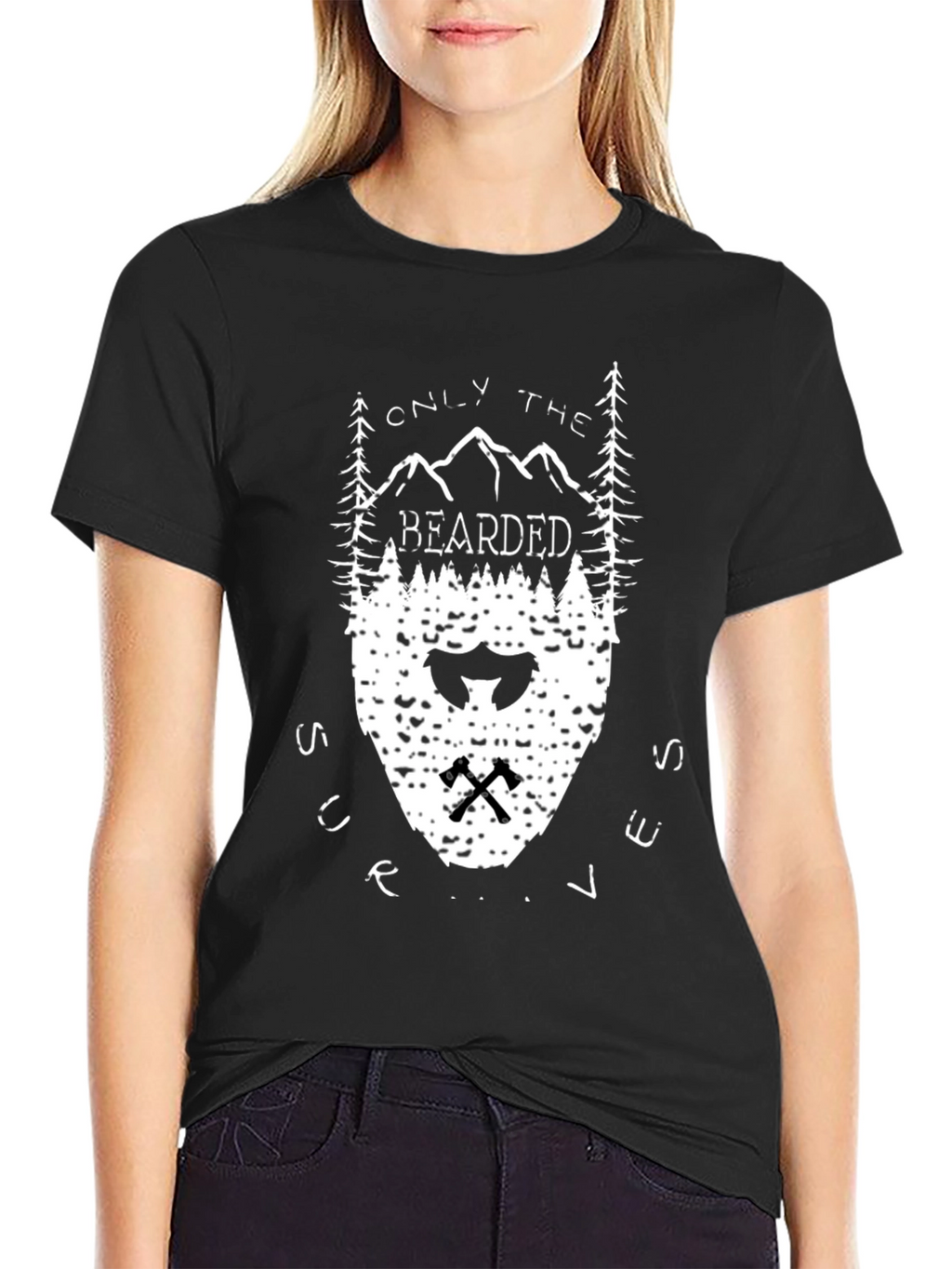Bearded Man Graphic T-Shirt