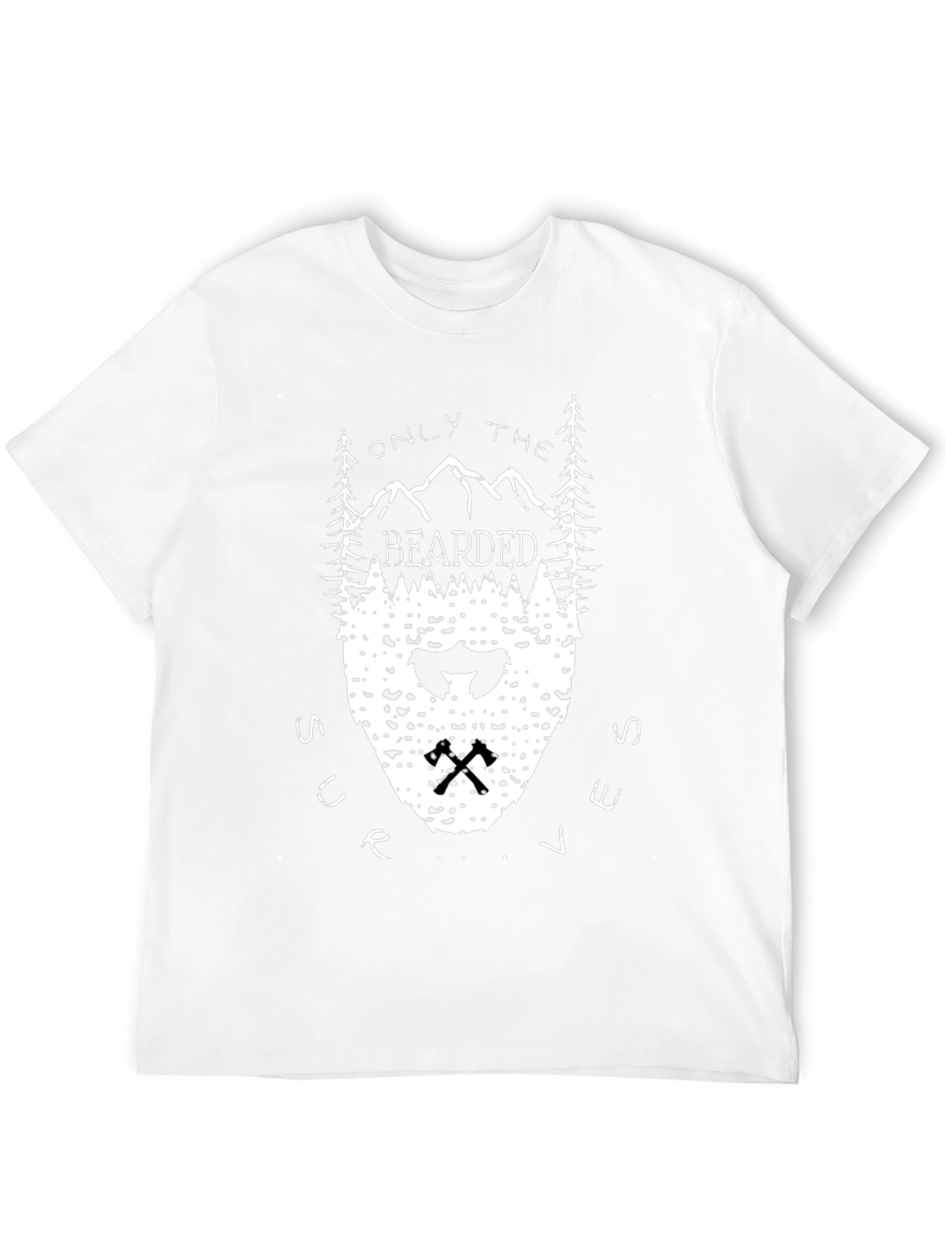 Bearded Man Graphic T-Shirt