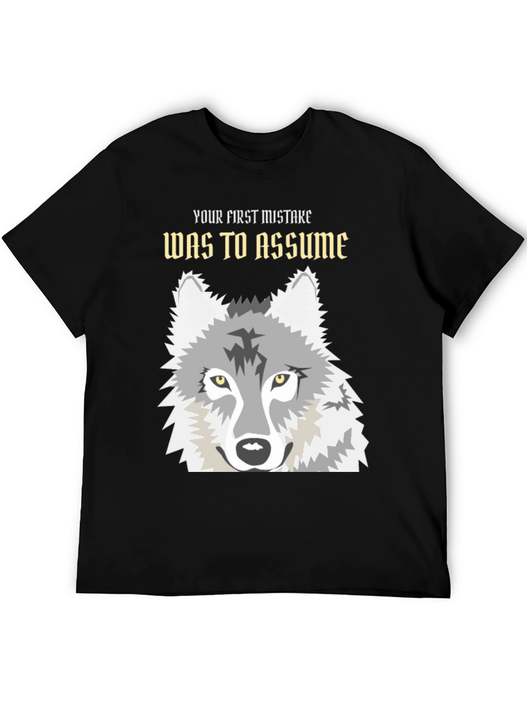 Wolf Graphic T-Shirt - Your First Mistake