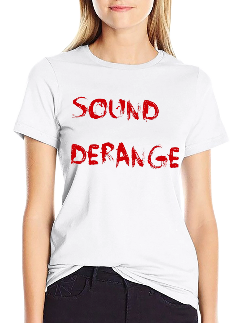 Sound Deranged Black Cotton Graphic Tee