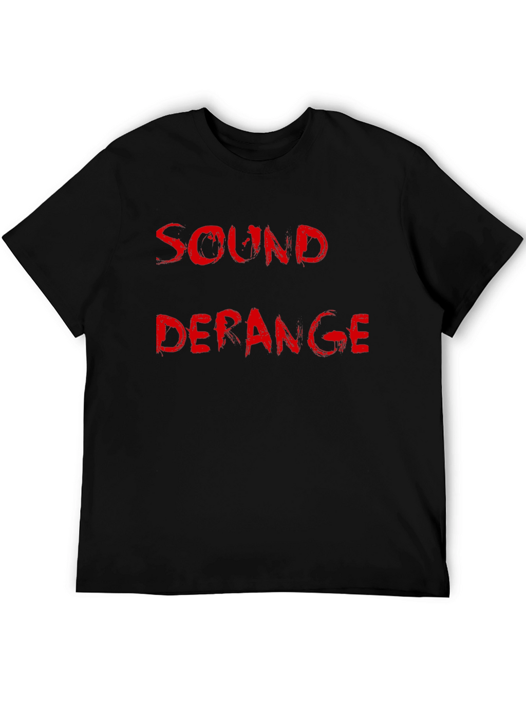 Sound Deranged Black Cotton Graphic Tee