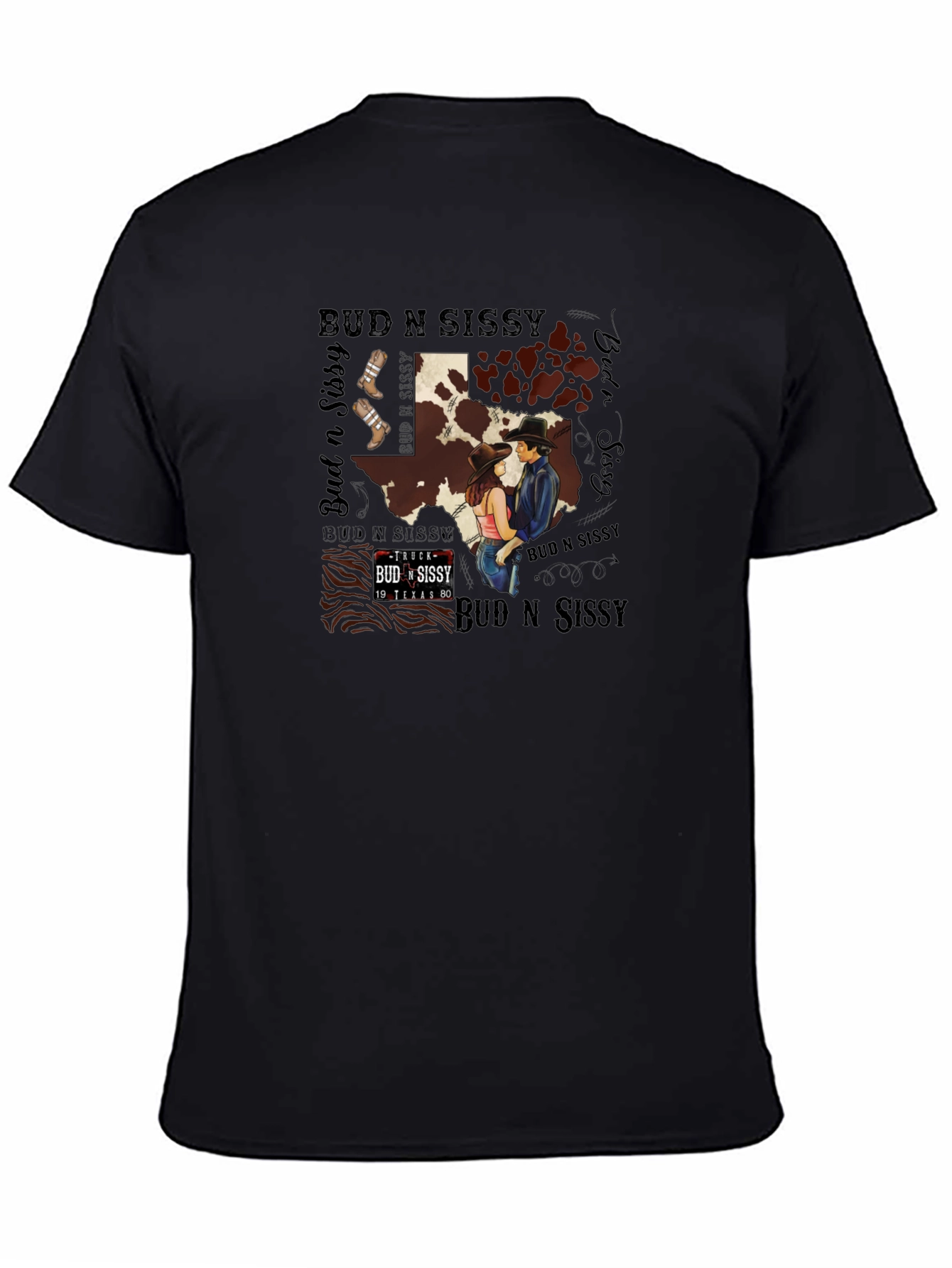 Bud N Sissy Texas Graphic T-Shirt