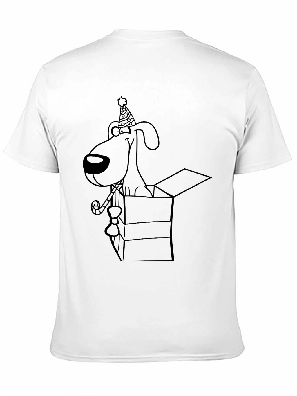 Dog in Box Graphic Tee - Black