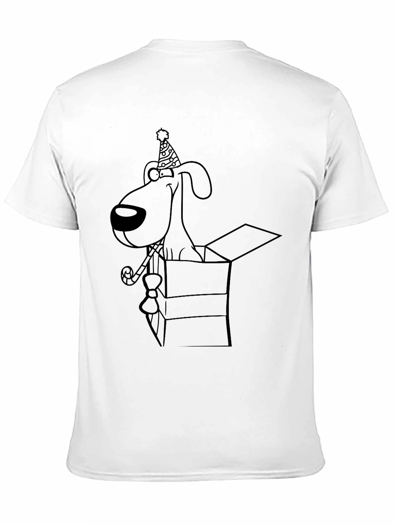 Dog in Box Graphic Tee - Black