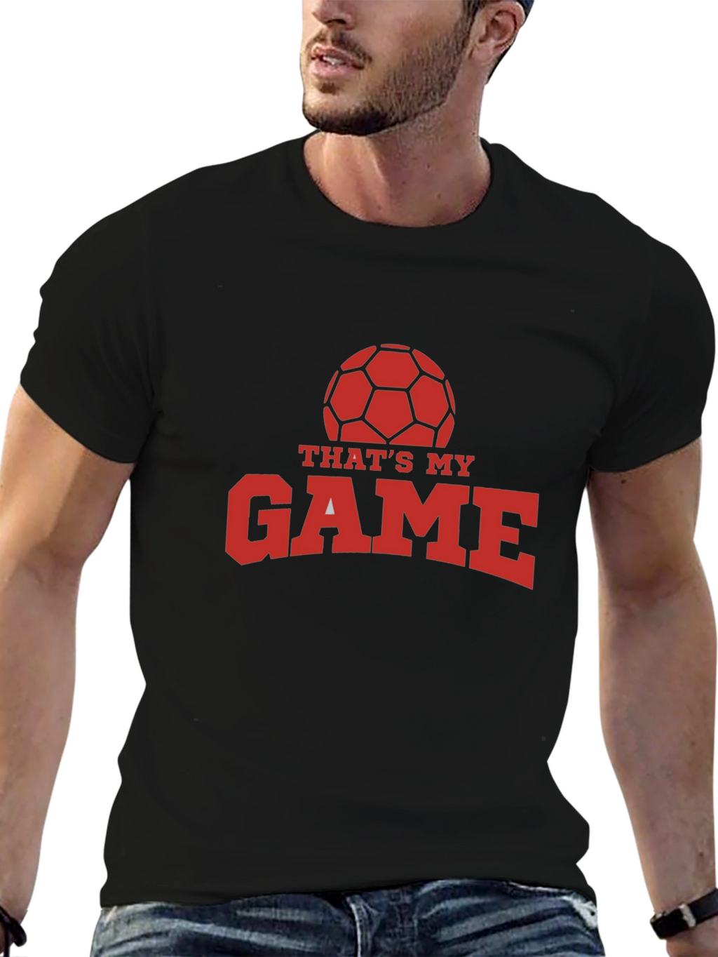 Thats My Game Soccer Ball Graphic T-Shirt
