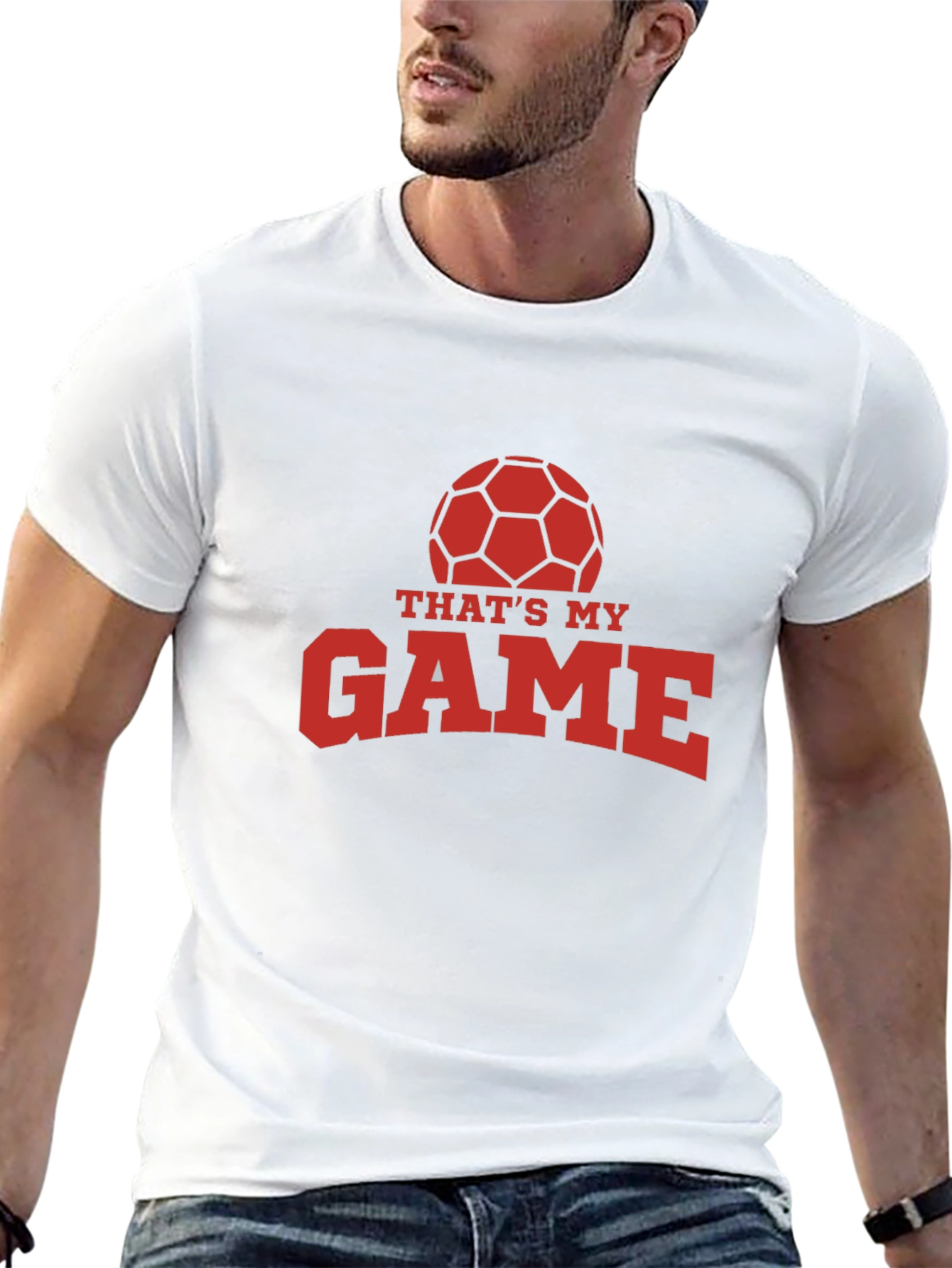 Thats My Game Soccer Ball Graphic T-Shirt