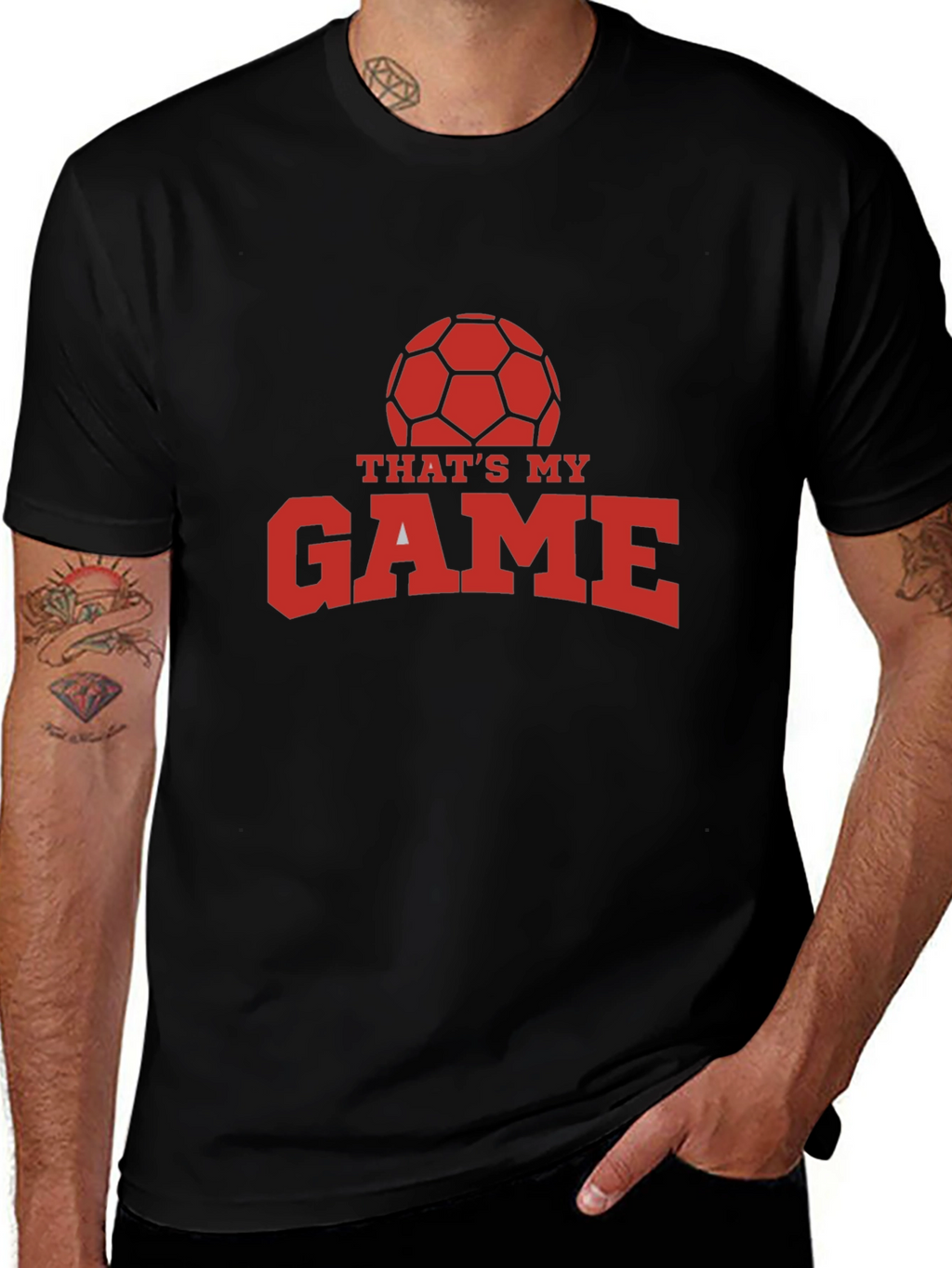 Thats My Game Soccer Ball Graphic T-Shirt