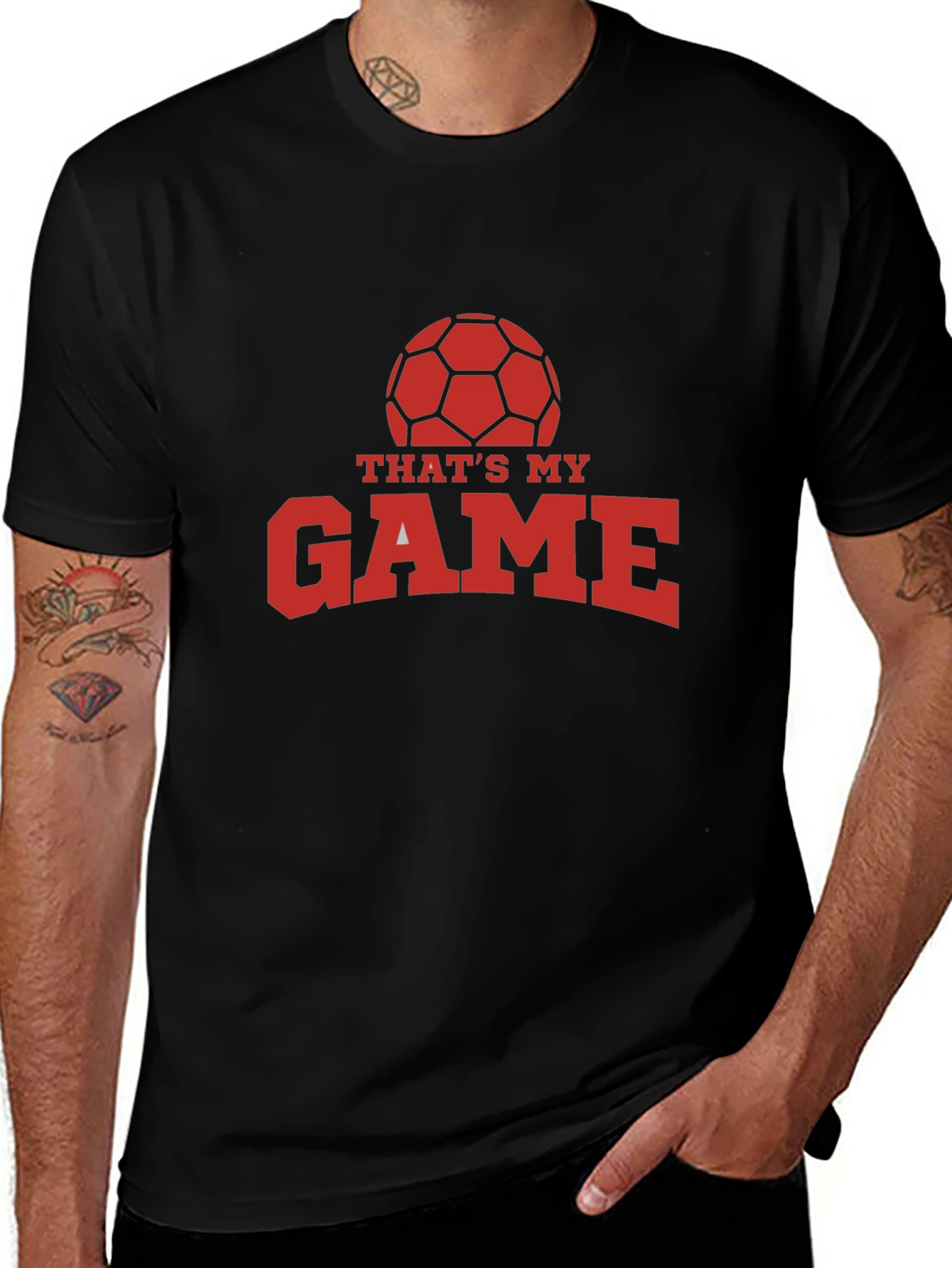 Thats My Game Soccer Ball Graphic T-Shirt