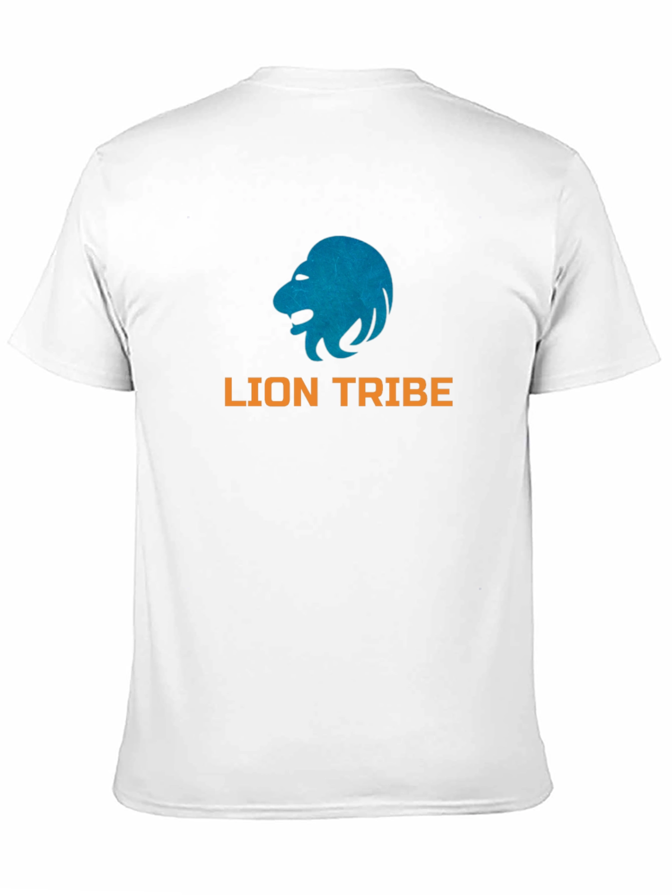 Lion Tribe Graphic Print Black T-Shirt