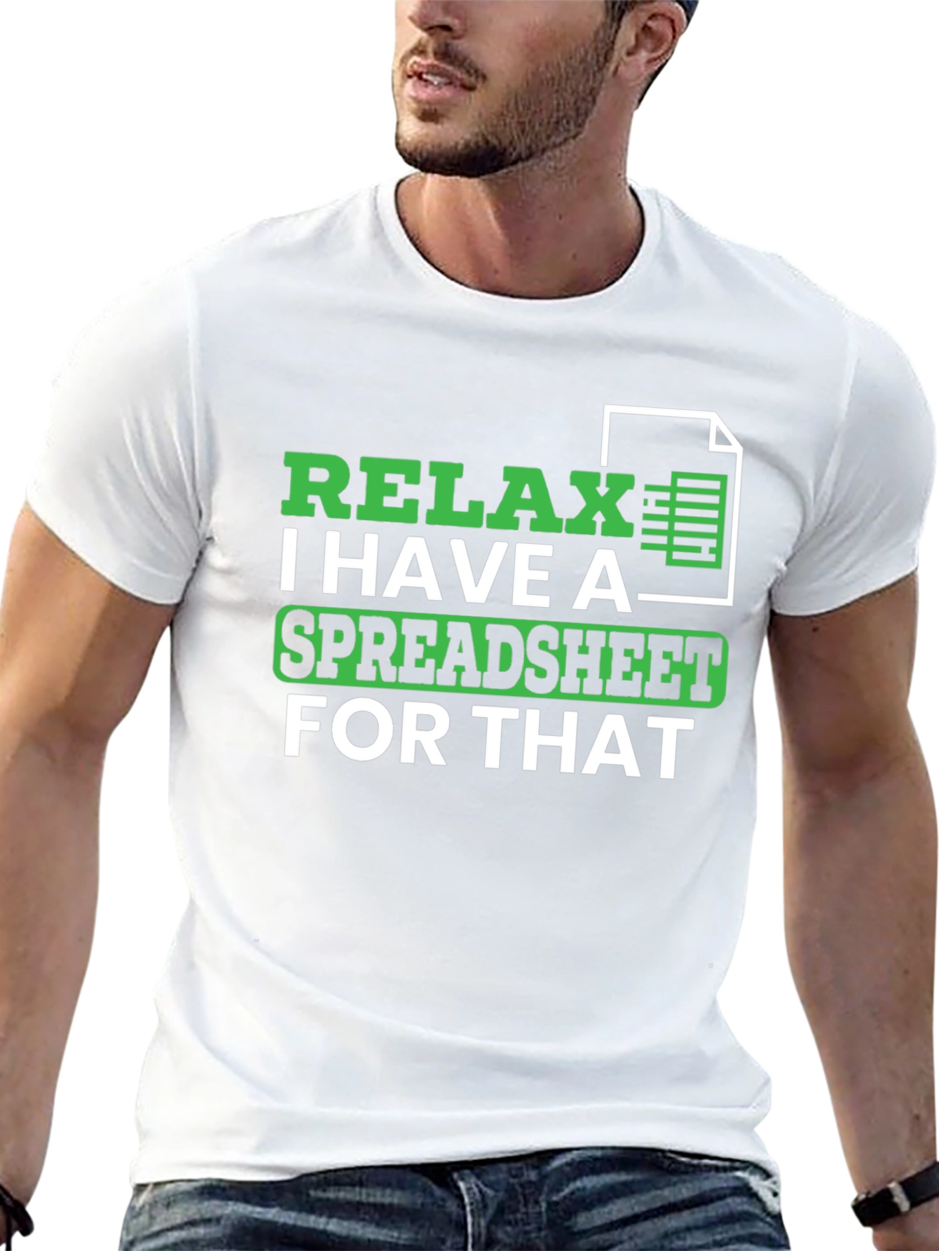 Relax Spreadsheet T-Shirt - Funny Data Analyst Tee