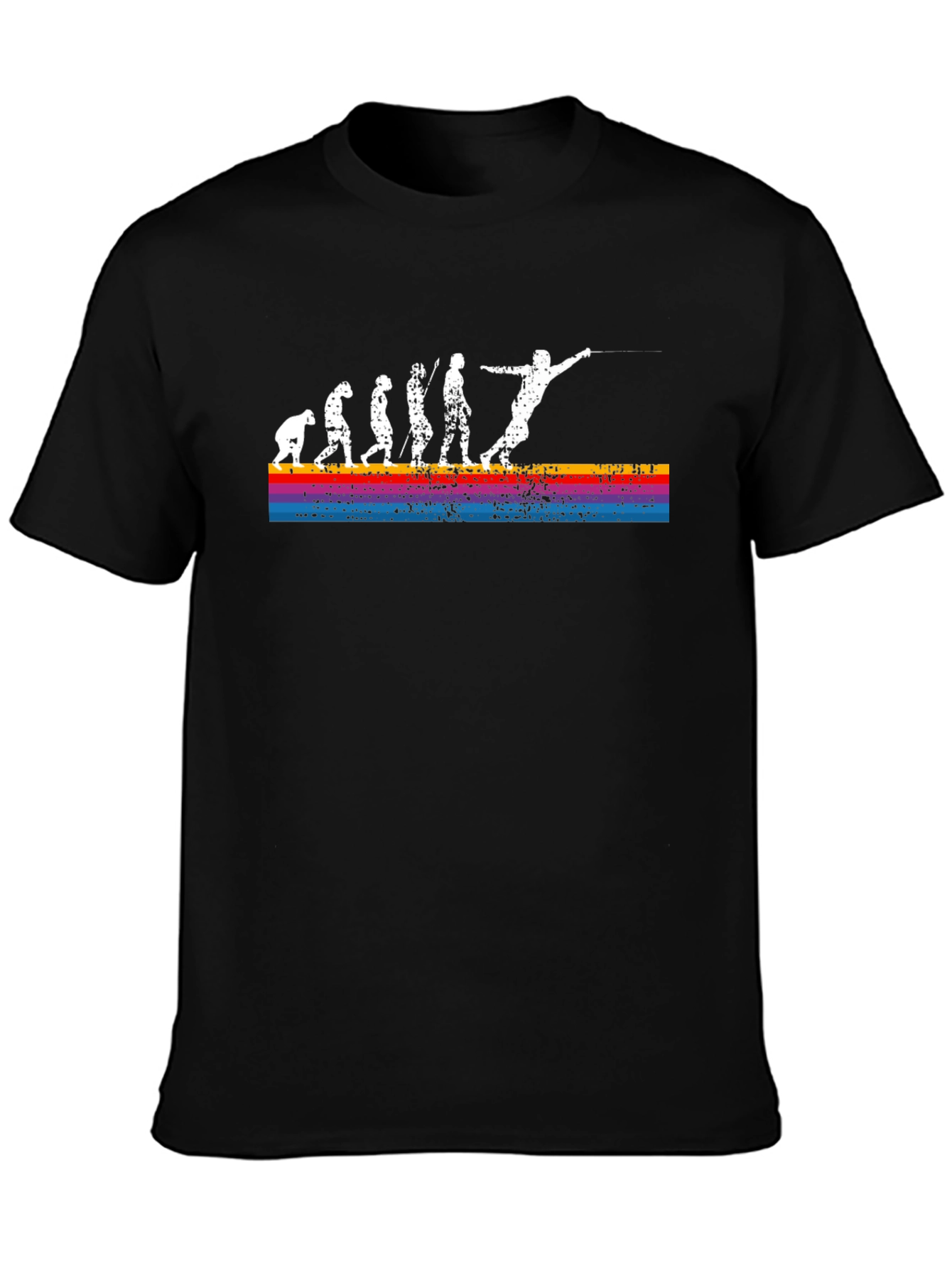 Fencing Evolution Graphic T-Shirt