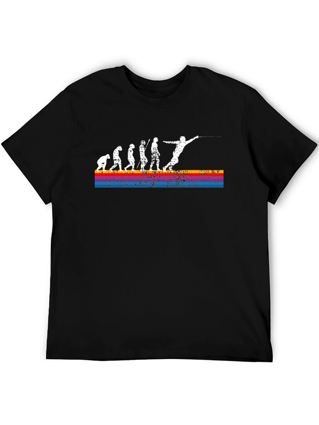Fencing Evolution Graphic T-Shirt