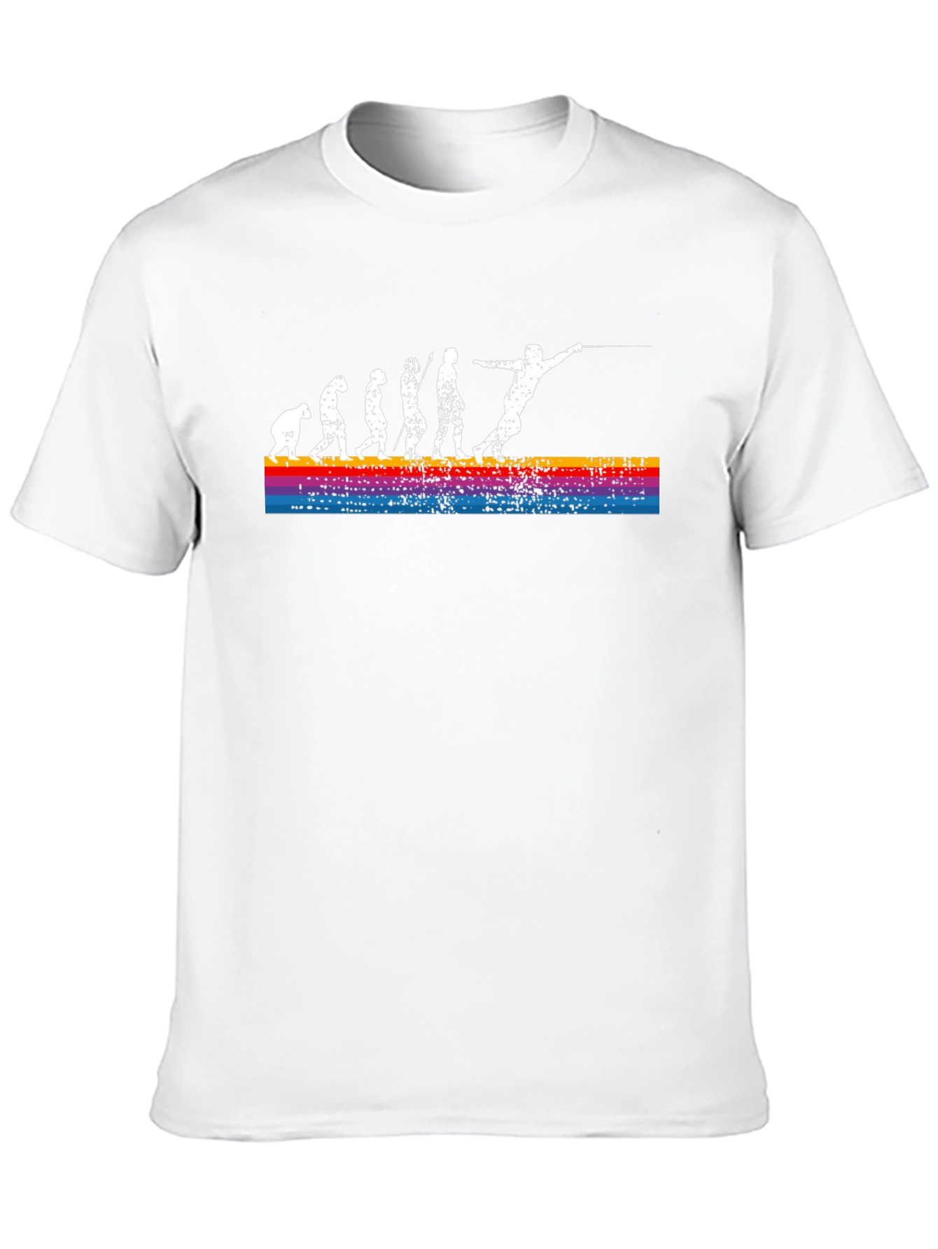 Fencing Evolution Graphic T-Shirt