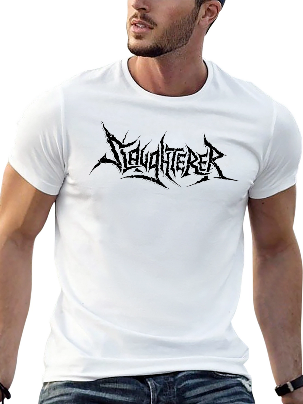 Slaughterer Black Graphic Band T-Shirt