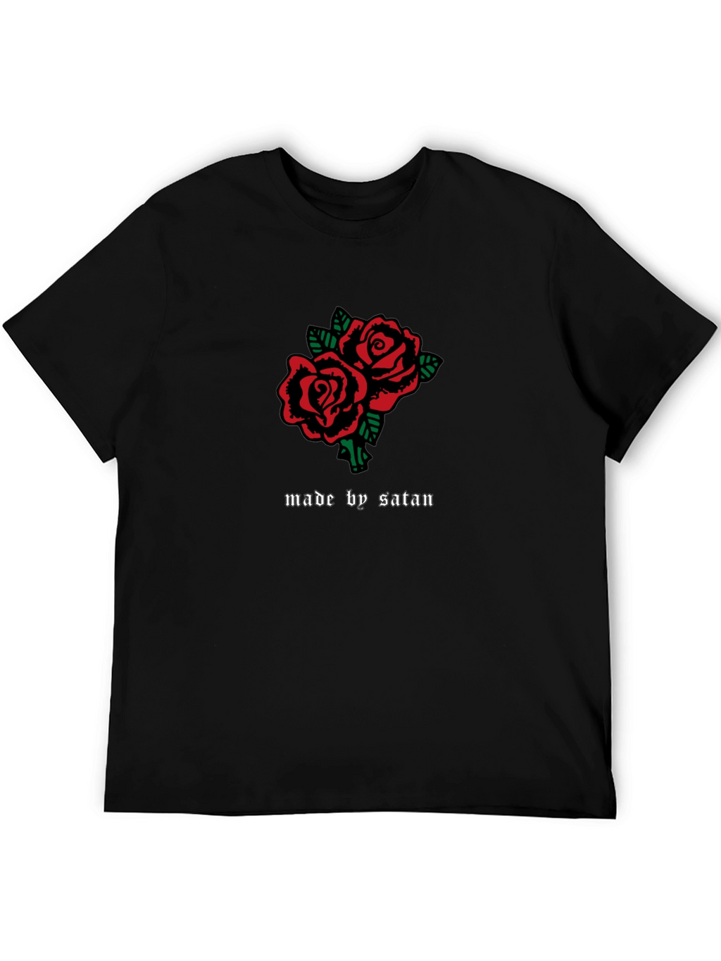Made By Satan Roses Graphic T-Shirt