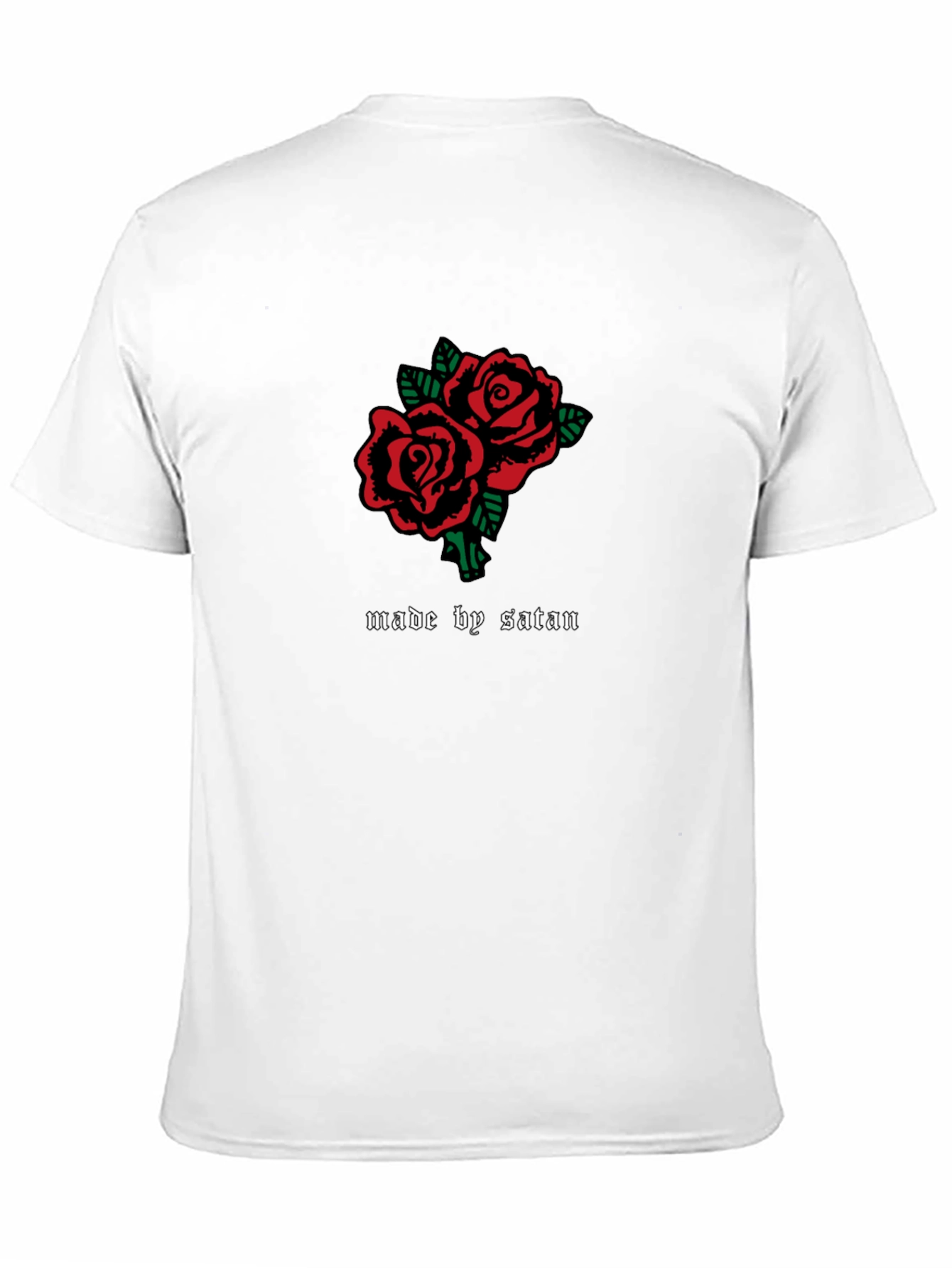 Made By Satan Roses Graphic T-Shirt