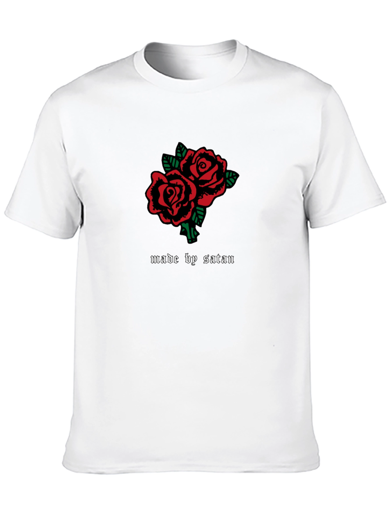 Made By Satan Roses Graphic T-Shirt