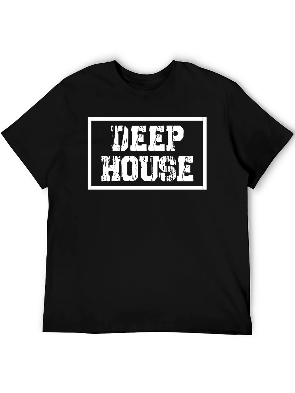 Deep House T-Shirt - Black Graphic Tee
