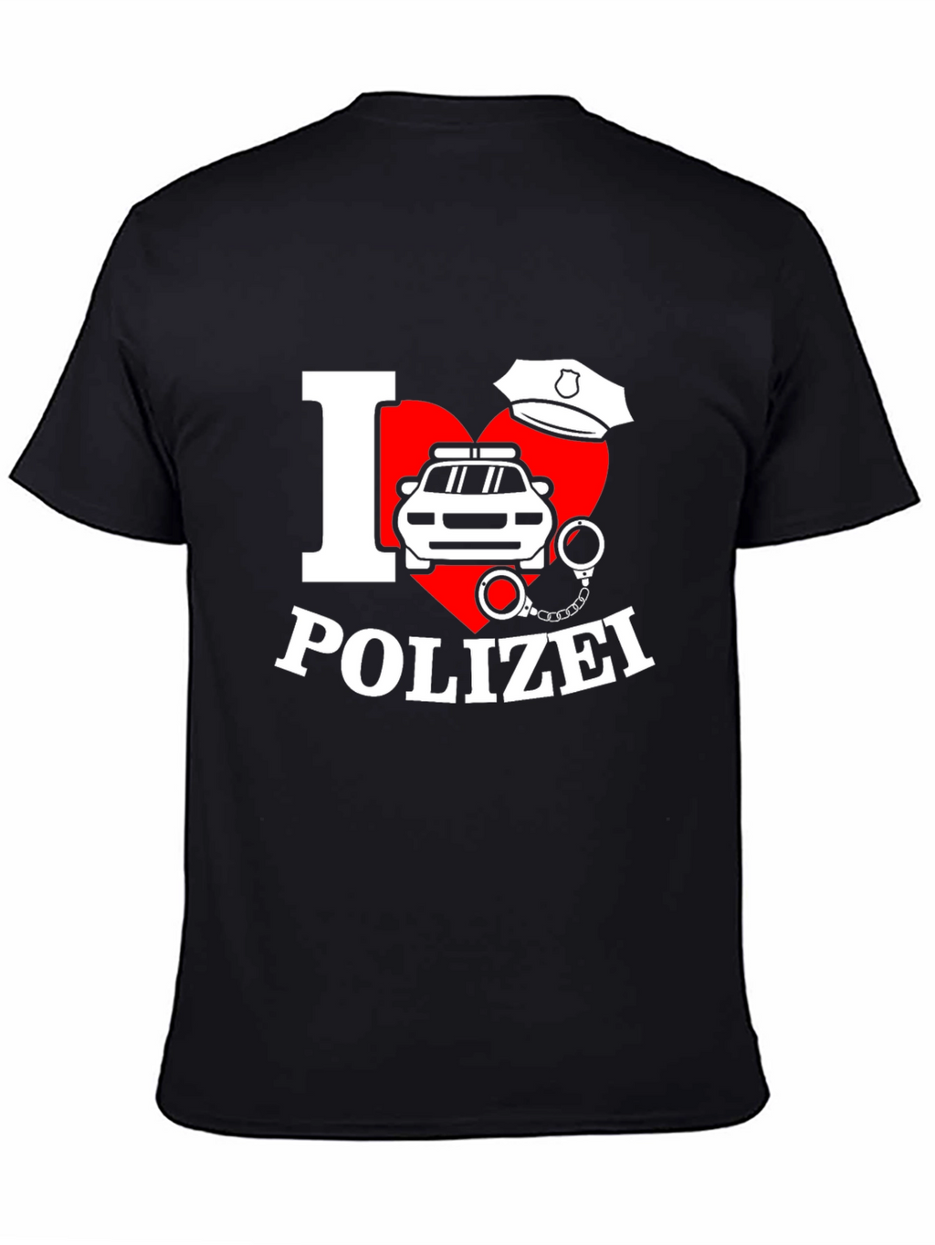 I Love Polizei T-Shirt German Police Design