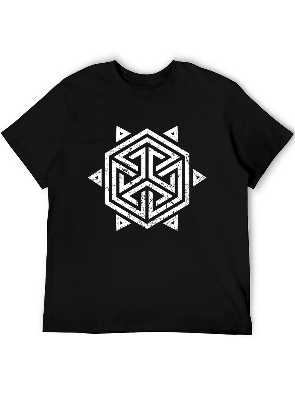 Geometric Hexagon T-Shirt - Modern Streetwear