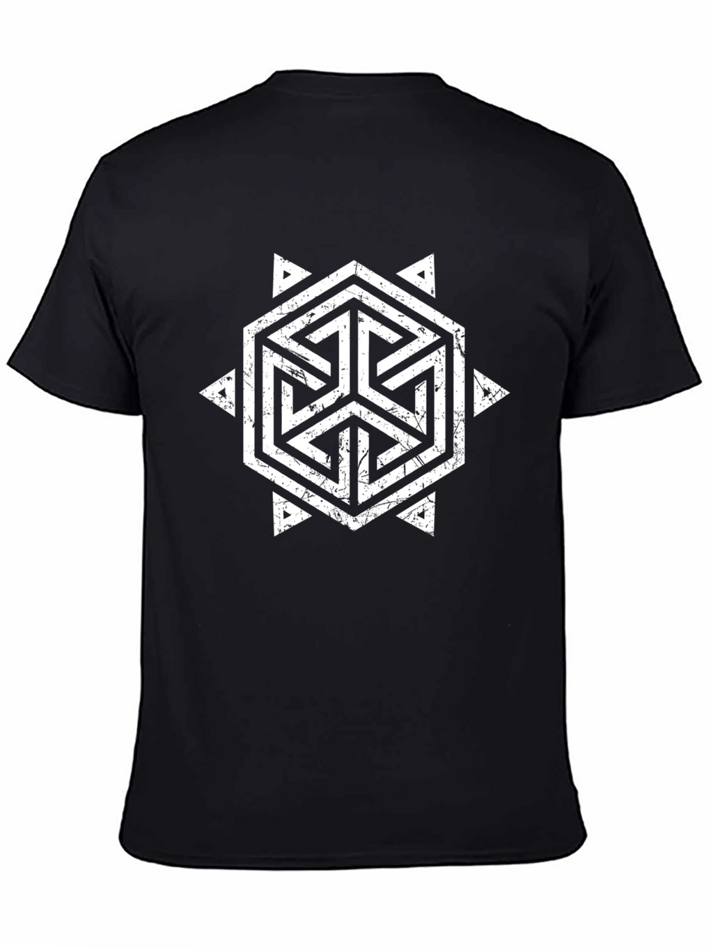 Geometric Hexagon T-Shirt - Modern Streetwear
