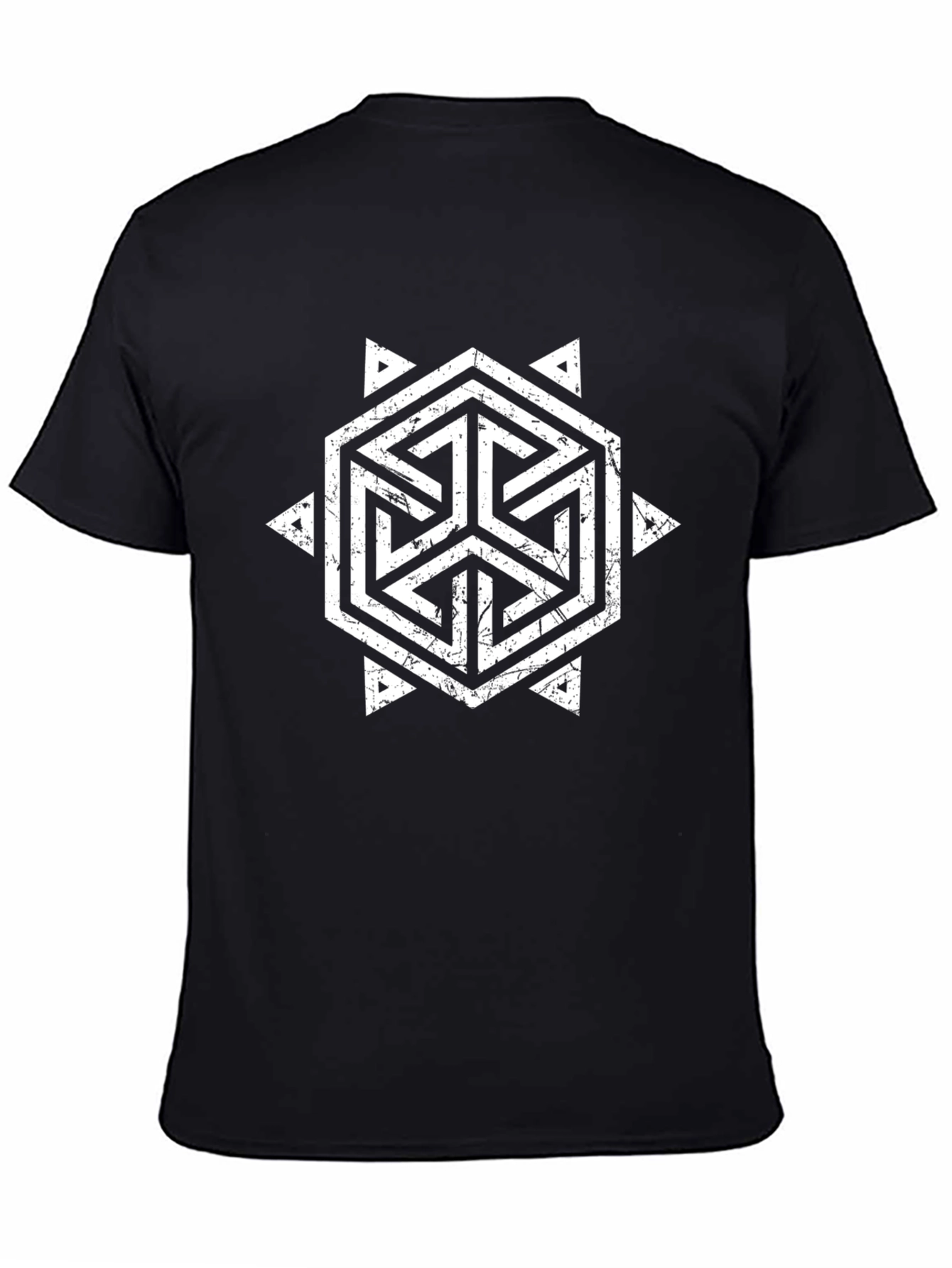 Geometric Hexagon T-Shirt - Modern Streetwear