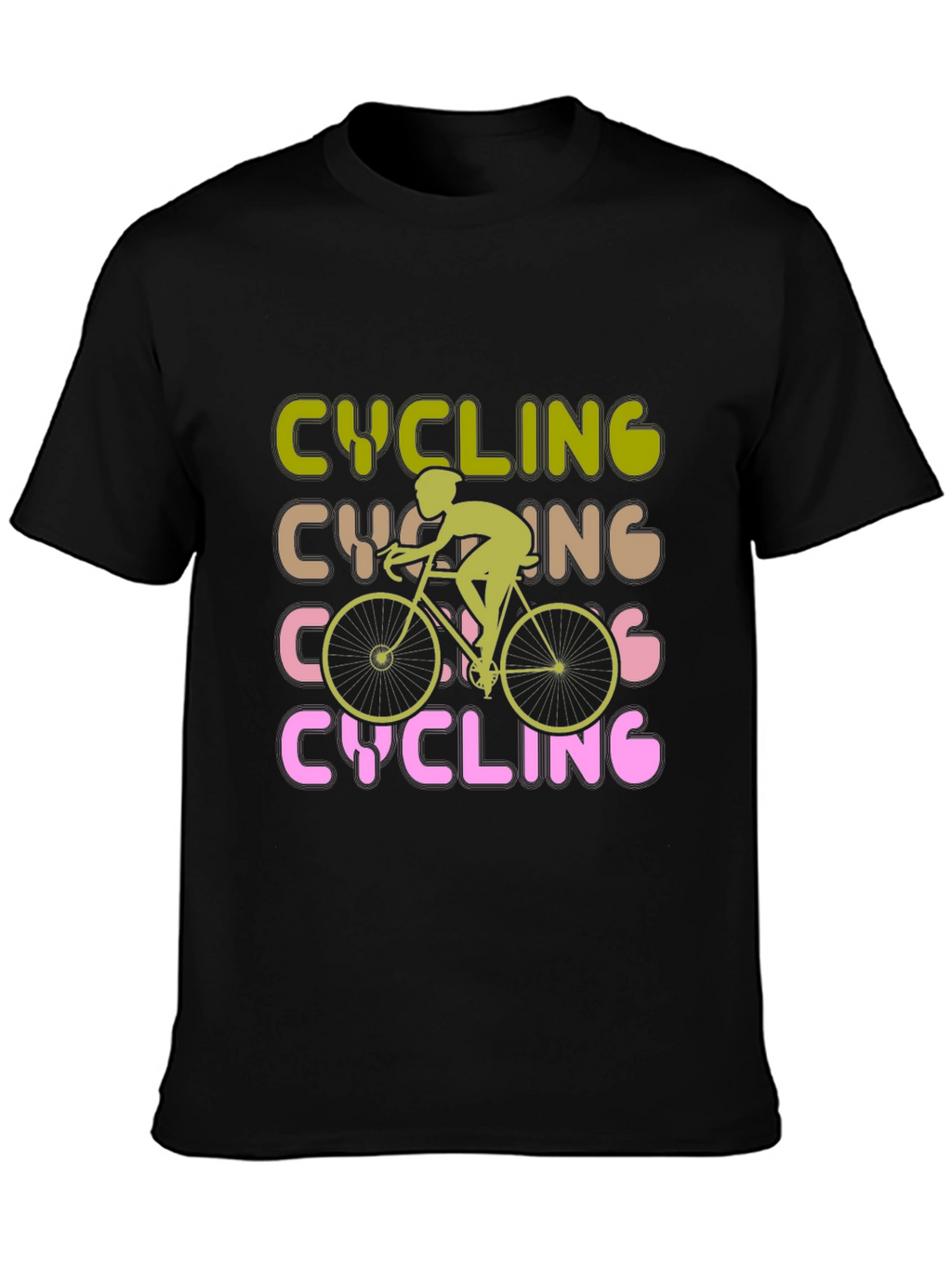 Cycling Retro Graphic T-Shirt