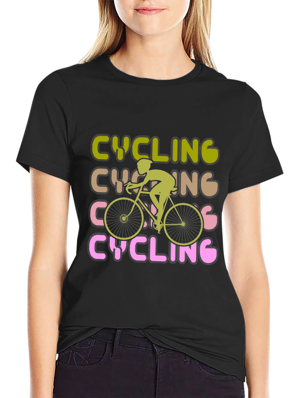 Cycling Retro Graphic T-Shirt