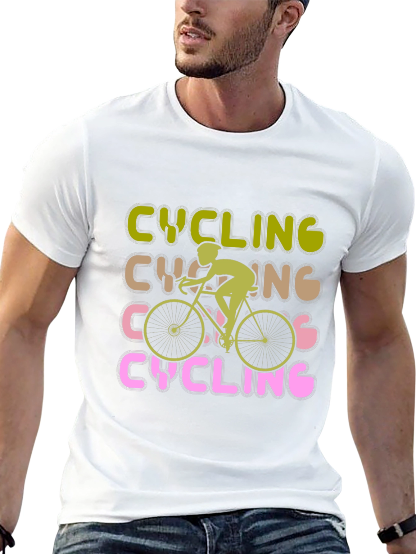Cycling Retro Graphic T-Shirt