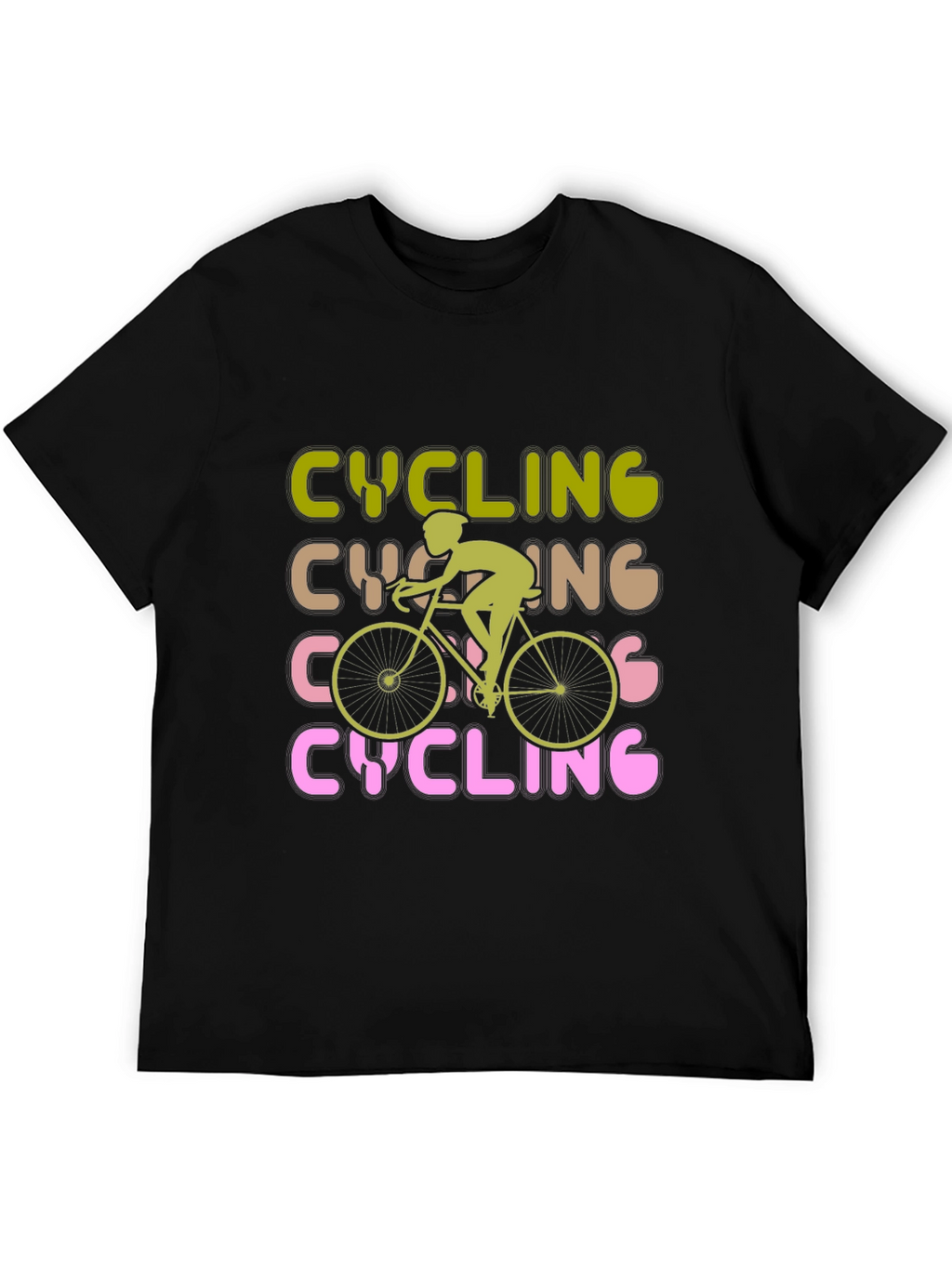 Cycling Retro Graphic T-Shirt
