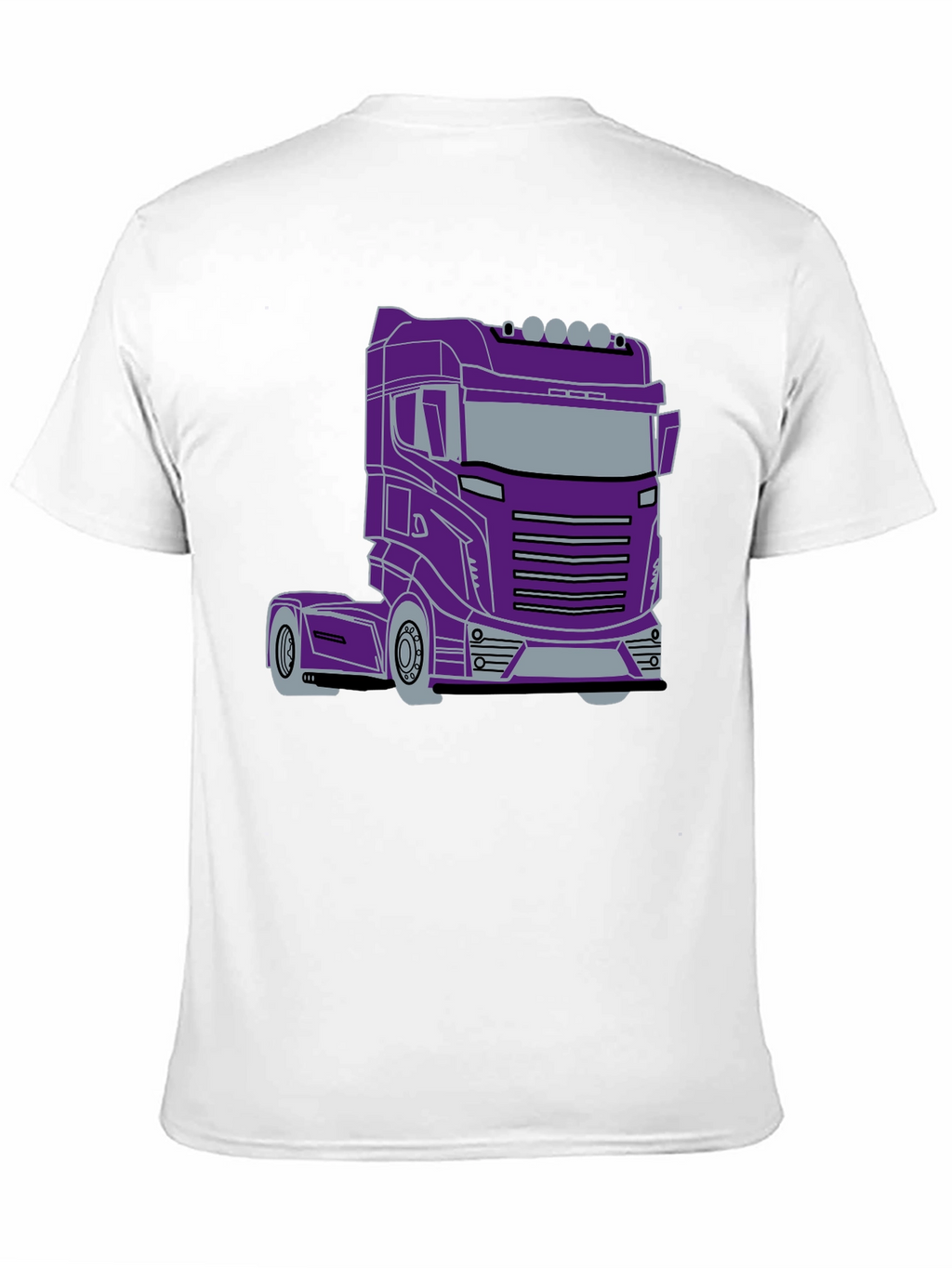 Truck Graphic Tee - Sleek Purple Rig