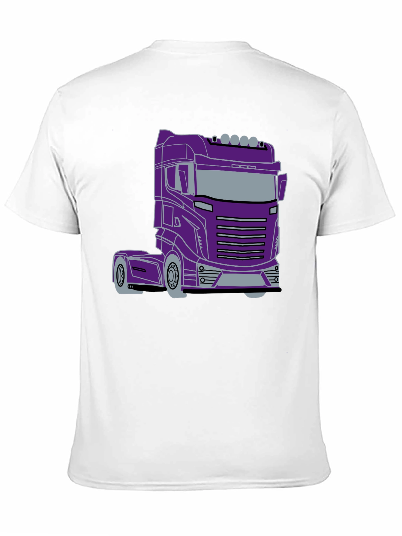 Truck Graphic Tee - Sleek Purple Rig