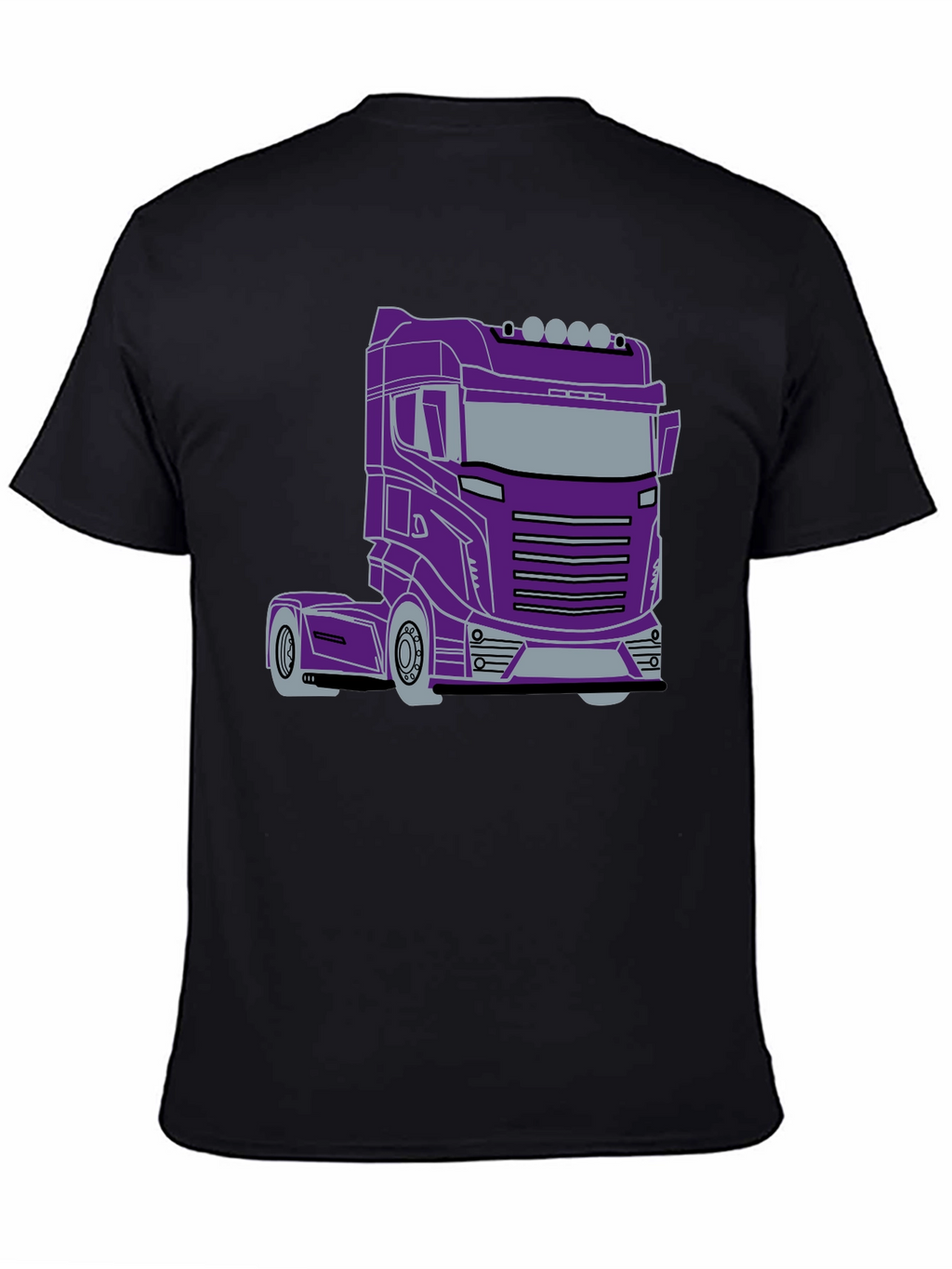 Truck Graphic Tee - Sleek Purple Rig