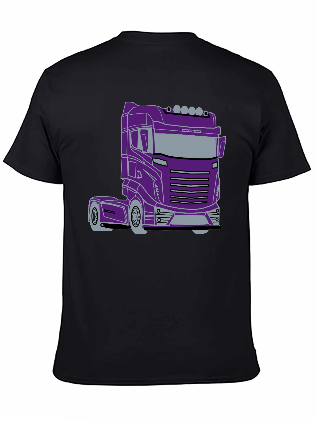 Truck Graphic Tee - Sleek Purple Rig