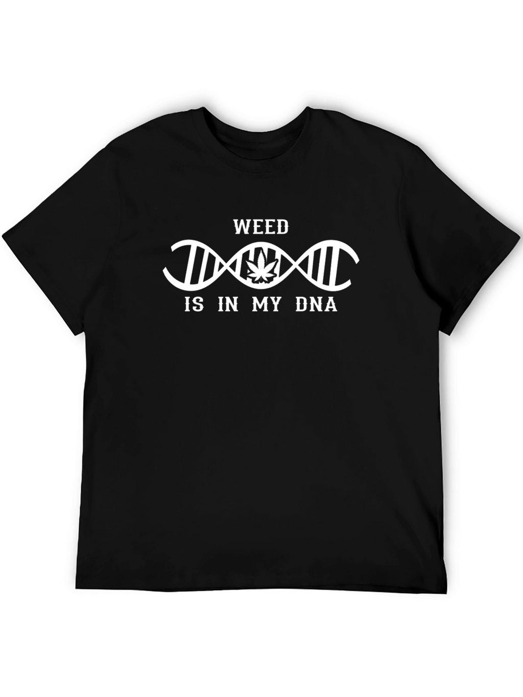 Weed DNA Black T-Shirt