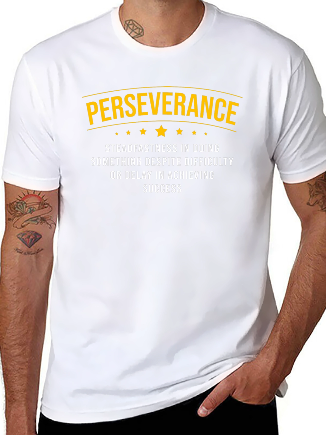 Perseverance Definition T-Shirt - Steadfastness Success Tee