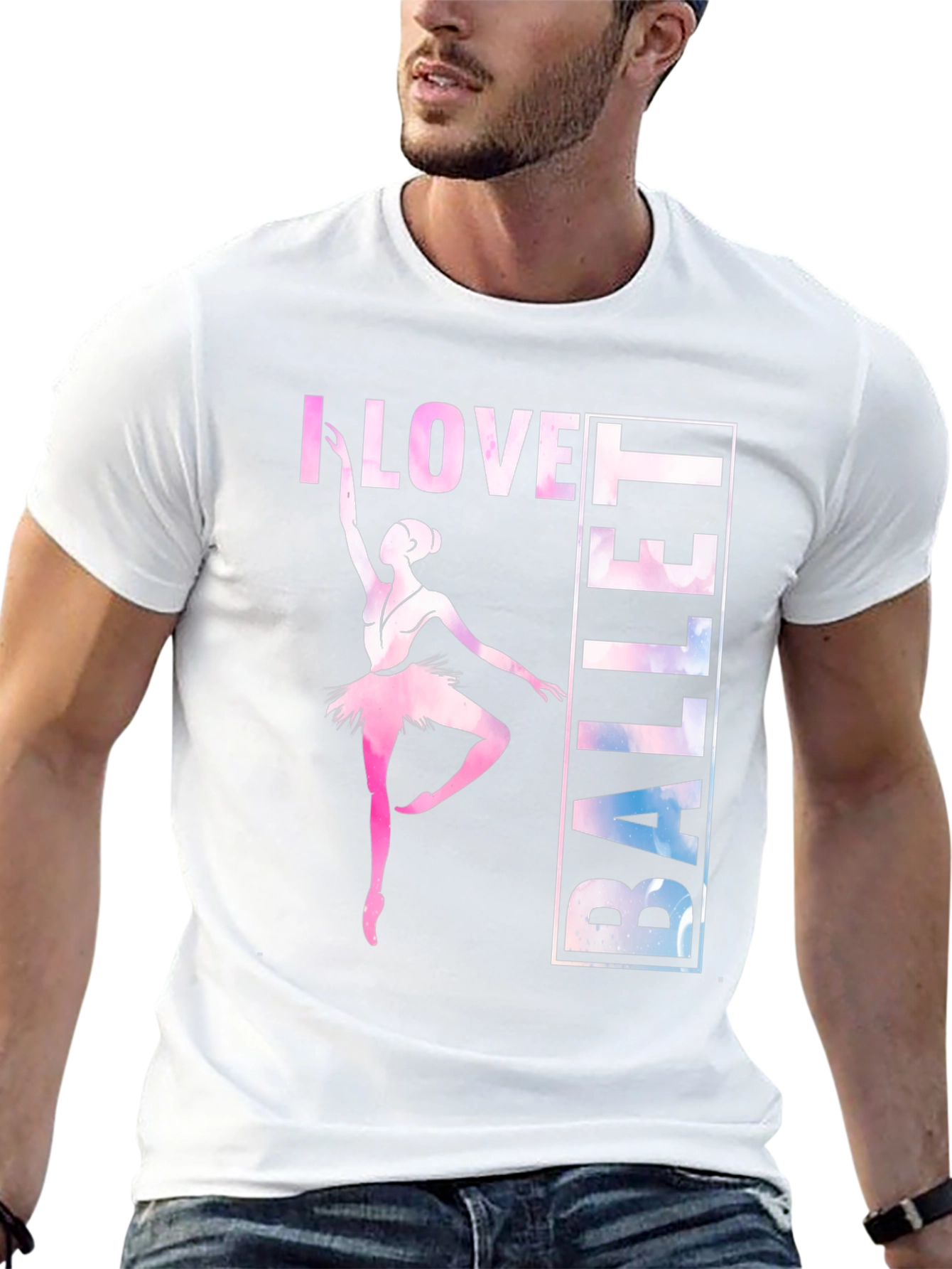 I Love Ballet Graphic Tee