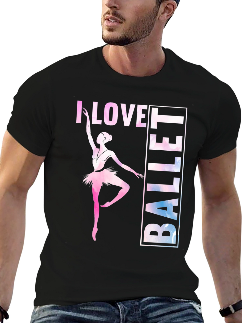 I Love Ballet Graphic Tee