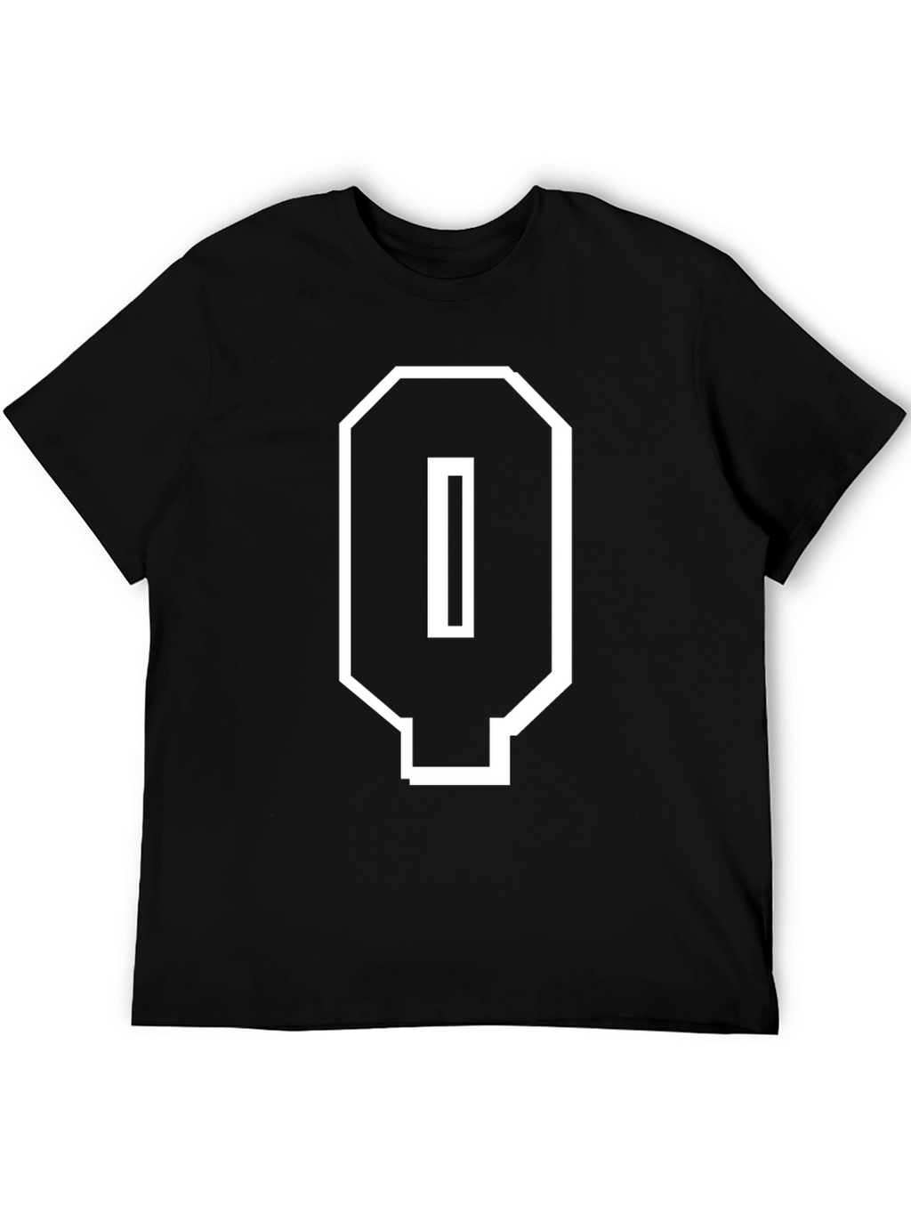 Modern Letter Q Graphic T-Shirt