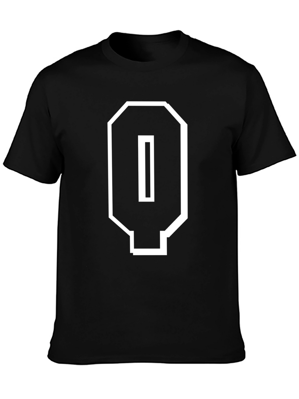 Modern Letter Q Graphic T-Shirt