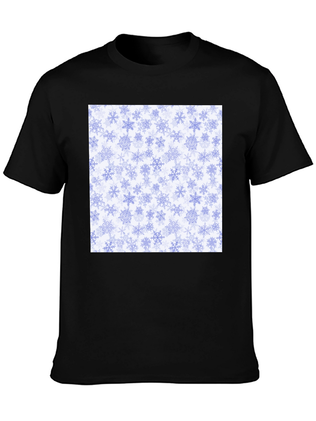 Snowflake Pattern Tee - Winter Holiday Style!